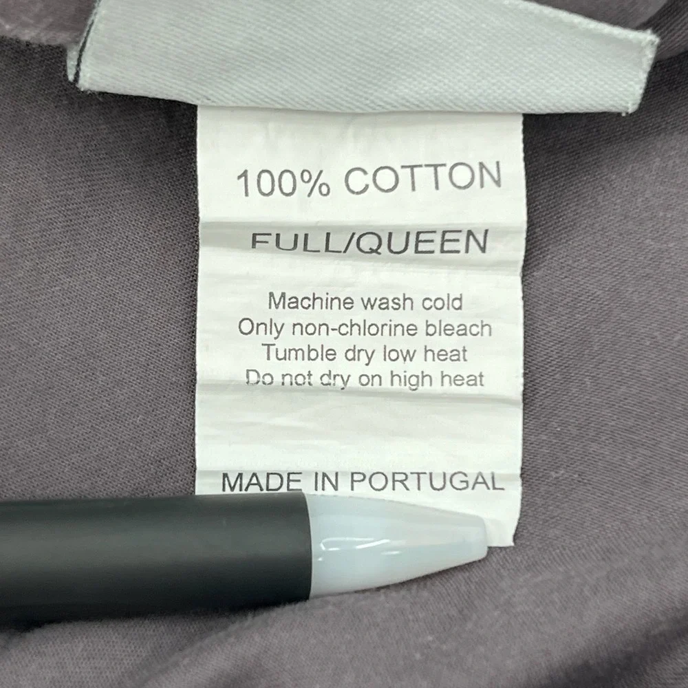 Parachute Duvet Cover Full/Queen 100% Cotton Made In Portugal Button Closure